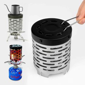 Portable Mini Camping Stove Cover Outdoor Tent Heater Heating Warmer With Handle