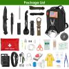 47Pcs Emergency Survival Kit Survival EDC Gear Equipment Tool